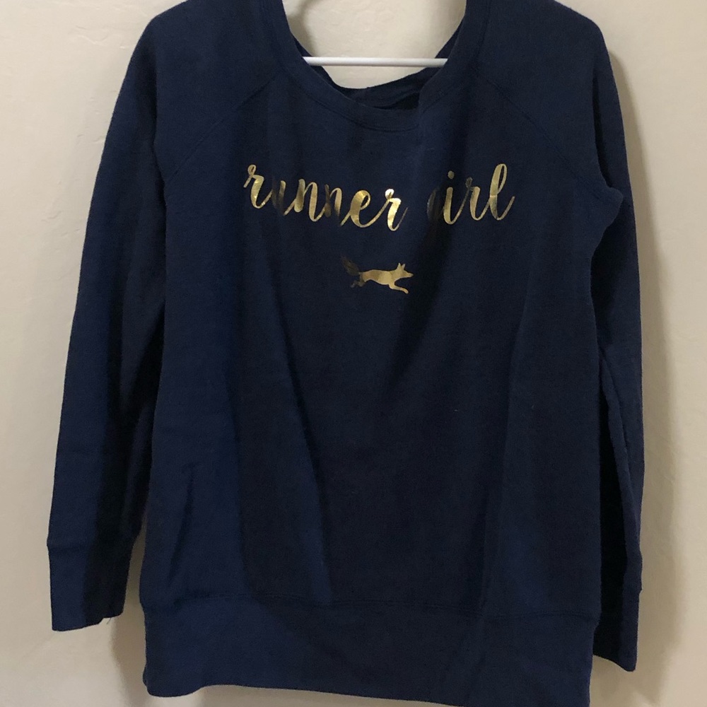 Off the shoulder sweatshirt